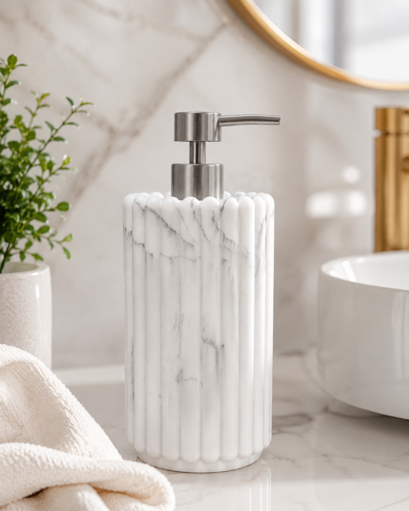 DEKORATİF SIVI SABUNLUK – ŞIK BANYO VE MUTFAK SABUNLUĞU