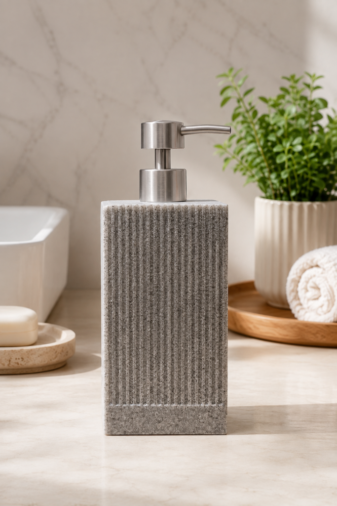 DEKORATİF SIVI SABUNLUK – ŞIK BANYO VE MUTFAK SABUNLUĞU