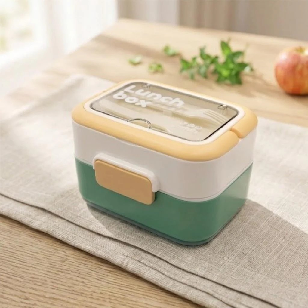 540 ML 2 KAT PASLANMAZ ÇELİK LUNCH BOX