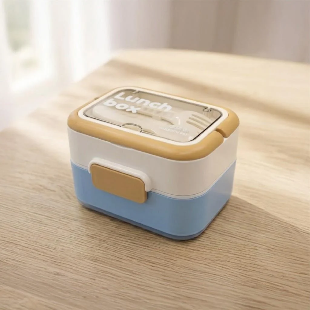 540 ML 2 KAT PASLANMAZ ÇELİK LUNCH BOX