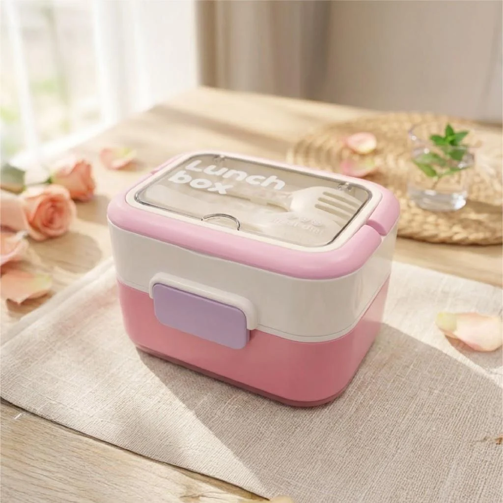 540 ML 2 KAT PASLANMAZ ÇELİK LUNCH BOX