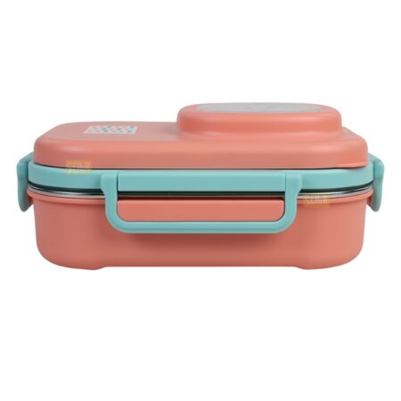 600ML LUNCHBOX YENİ KOLEKSİYON TEK KATLI 3 BÖLMELİ KASELİ ÇELİK SEFER TASI YEMEK KUTUSU