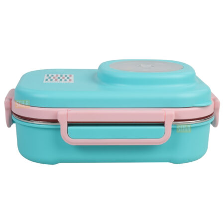 600ML LUNCHBOX YENİ KOLEKSİYON TEK KATLI 3 BÖLMELİ KASELİ ÇELİK SEFER TASI YEMEK KUTUSU