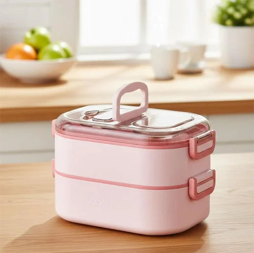 VAGONLİFE 1000 ML 3 BÖLMELİ PASLANMAZ ÇELİK LUNCHBOX