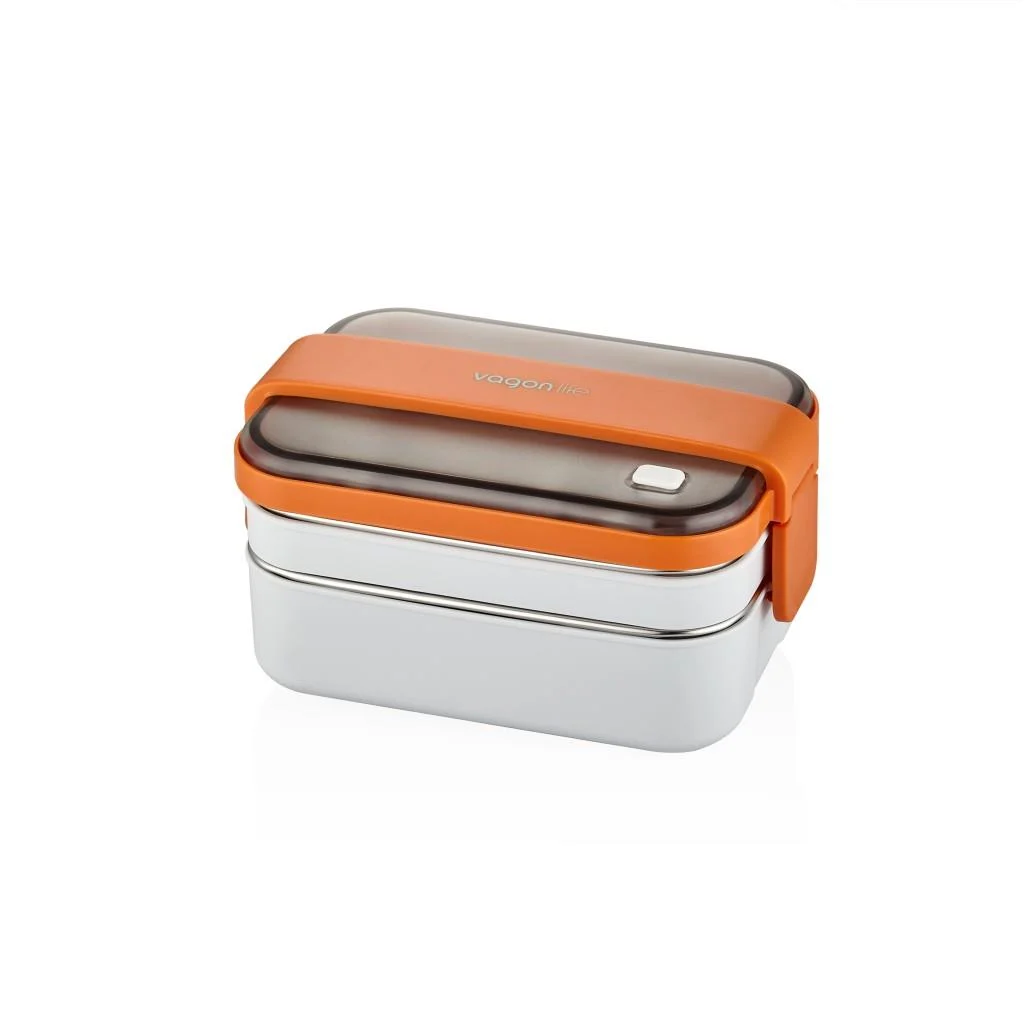 VAGONLİFE 1200ML 3 BÖLMELİ PASLANMAZ ÇELİK LUNCHBOX