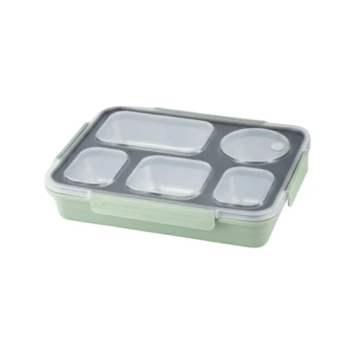 1600ML 5 BÖLMELİ PASLANMAZ ÇELİK LUNCHBOX