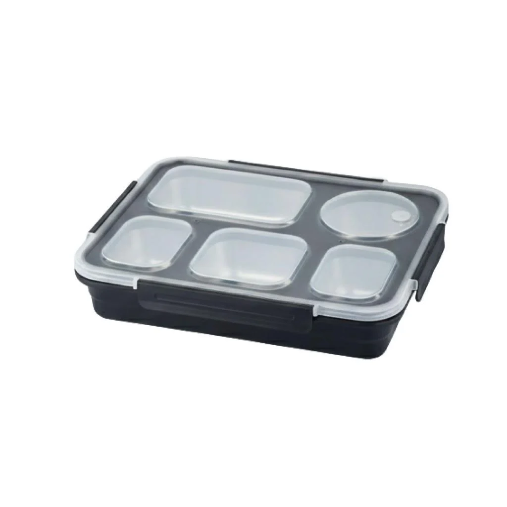 1600ML 5 BÖLMELİ PASLANMAZ ÇELİK LUNCHBOX