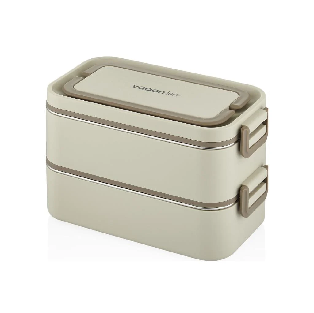 2000ML LUNCHBOX YENİ KOLEKSİYON 2 KATLI 3 BÖLMELİ MİNİ KASELİ ÇELİK SEFER TASI YEMEK KUTUSU